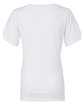 Bella + Canvas Ladies' Relaxed Jersey V-Neck T-Shirt white OFBack