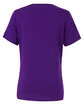 Bella + Canvas Ladies' Relaxed Jersey V-Neck T-Shirt TEAM PURPLE OFBack