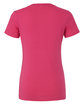 Bella + Canvas Ladies' Relaxed Jersey V-Neck T-Shirt BERRY OFBack