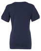 Bella + Canvas Ladies' Relaxed Jersey V-Neck T-Shirt NAVY OFBack