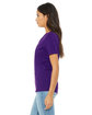Bella + Canvas Ladies' Relaxed Jersey V-Neck T-Shirt team purple ModelSide