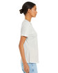 Bella + Canvas Ladies' Relaxed Jersey V-Neck T-Shirt VINTAGE WHITE ModelSide