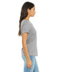 Bella + Canvas Ladies' Relaxed Heather CVC Jersey V-Neck T-Shirt athletic heather ModelSide