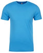 Next Level Apparel Men's Sueded Crew turquoise OFFront