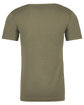 Next Level Apparel Men's Sueded Crew military green OFBack