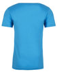 Next Level Apparel Men's Sueded Crew turquoise OFBack