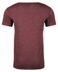Next Level Apparel Men's Sueded Crew heather maroon OFBack