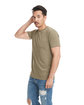 Next Level Apparel Men's Sueded Crew MILITARY GREEN ModelSide