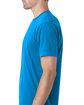Next Level Apparel Men's Sueded Crew TURQUOISE ModelSide