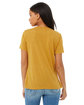 Bella + Canvas Ladies' Relaxed Triblend T-Shirt mustard triblend ModelBack