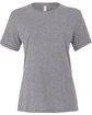 Bella + Canvas Ladies' Relaxed Triblend T-Shirt storm triblend FlatFront