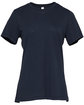 Bella + Canvas Ladies' Relaxed Triblend T-Shirt solid nvy trblnd FlatFront