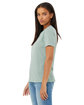 Bella + Canvas Ladies' Relaxed Triblend T-Shirt dusty blu trblnd ModelQrt