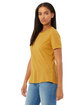 Bella + Canvas Ladies' Relaxed Triblend T-Shirt mustard triblend ModelQrt