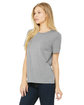 Bella + Canvas Ladies' Relaxed Triblend T-Shirt ath grey triblnd ModelQrt