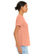 Bella + Canvas Ladies' Relaxed Triblend T-Shirt sunset triblend ModelSide