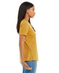 Bella + Canvas Ladies' Relaxed Triblend T-Shirt mustard triblend ModelSide