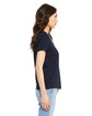Bella + Canvas Ladies' Relaxed Triblend T-Shirt solid nvy trblnd ModelSide