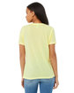 Bella + Canvas Ladies' Relaxed Triblend V-Neck T-Shirt pale ylw trblnd ModelBack