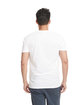 Next Level Apparel Men's Sueded V-Neck T-Shirt white ModelBack