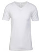 Next Level Apparel Men's Sueded V-Neck T-Shirt white OFFront