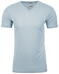 Next Level Apparel Men's Sueded V-Neck T-Shirt light blue OFFront