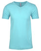 Next Level Apparel Men's Sueded V-Neck T-Shirt tahiti blue OFFront