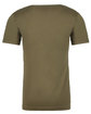 Next Level Apparel Men's Sueded V-Neck T-Shirt military green OFBack