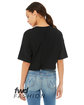Bella + Canvas FWD Fashion Ladies' Jersey Cropped T-Shirt black ModelBack