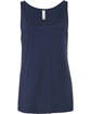 Bella + Canvas Ladies' Relaxed Jersey Tank navy FlatFront