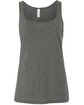 Bella + Canvas Ladies' Relaxed Jersey Tank deep heather FlatFront