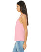 Bella + Canvas Ladies' Relaxed Jersey Tank pink ModelSide