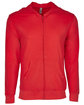 Next Level Apparel Adult Sueded Full-Zip Hoody red OFFront