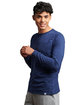 Russell Athletic Unisex Essential Performance Long-Sleeve T-Shirt navy ModelSide