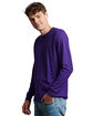 Russell Athletic Unisex Essential Performance Long-Sleeve T-Shirt purple ModelSide