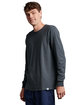 Russell Athletic Unisex Essential Performance Long-Sleeve T-Shirt black heather ModelSide