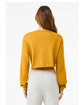 Bella + Canvas FWD Fashion Ladies' Cropped Long-Sleeve T-Shirt mustard ModelBack