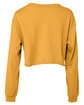 Bella + Canvas FWD Fashion Ladies' Cropped Long-Sleeve T-Shirt mustard OFBack