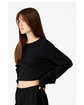 Bella + Canvas FWD Fashion Ladies' Cropped Long-Sleeve T-Shirt  ModelSide