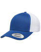 Yupoong Adult Retro Trucker Cap royal/ white OFFront