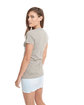 Next Level Apparel Ladies' CVC T-Shirt SAND ModelBack