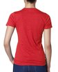 Next Level Apparel Ladies' CVC T-Shirt RED ModelBack