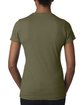 Next Level Apparel Ladies' CVC T-Shirt MILITARY GREEN ModelBack