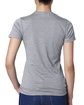 Next Level Apparel Ladies' CVC T-Shirt dark hthr gray ModelBack