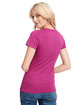 Next Level Apparel Ladies' CVC T-Shirt raspberry ModelBack
