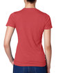 Next Level Apparel Ladies' CVC T-Shirt cardinal ModelBack