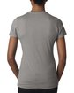 Next Level Apparel Ladies' CVC T-Shirt STONE GRAY ModelBack