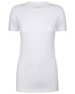 Next Level Apparel Ladies' CVC T-Shirt white OFFront
