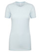 Next Level Apparel Ladies' CVC T-Shirt ice blue OFFront