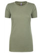 Next Level Apparel Ladies' CVC T-Shirt LIGHT OLIVE OFFront